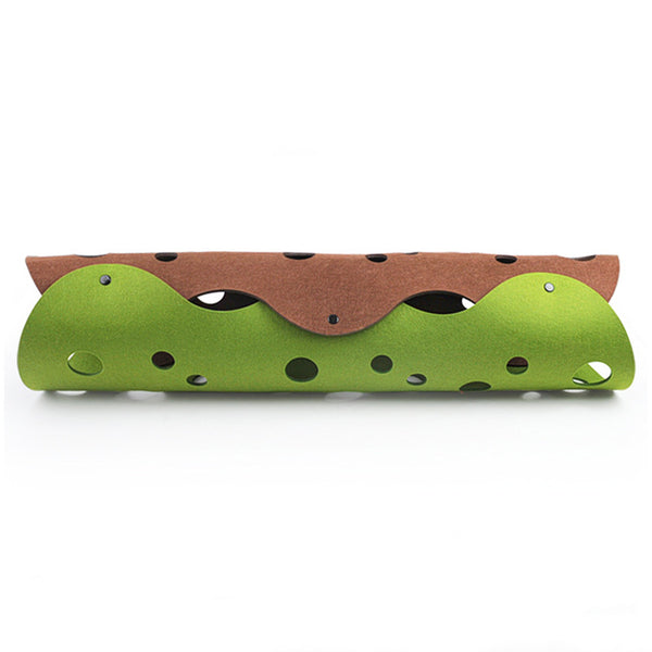 Interactive Felt Cat Play Mat & Tunnel Bed