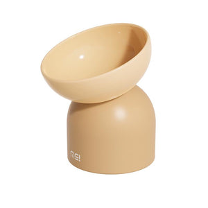Sugar Bean Ceramic Double Pet Bowls For Cat and Small Dogs